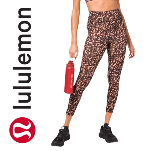 (NWT) Lululemon Invigorate High-Rise Tight 25" Motion Flux Multi, Size: 4